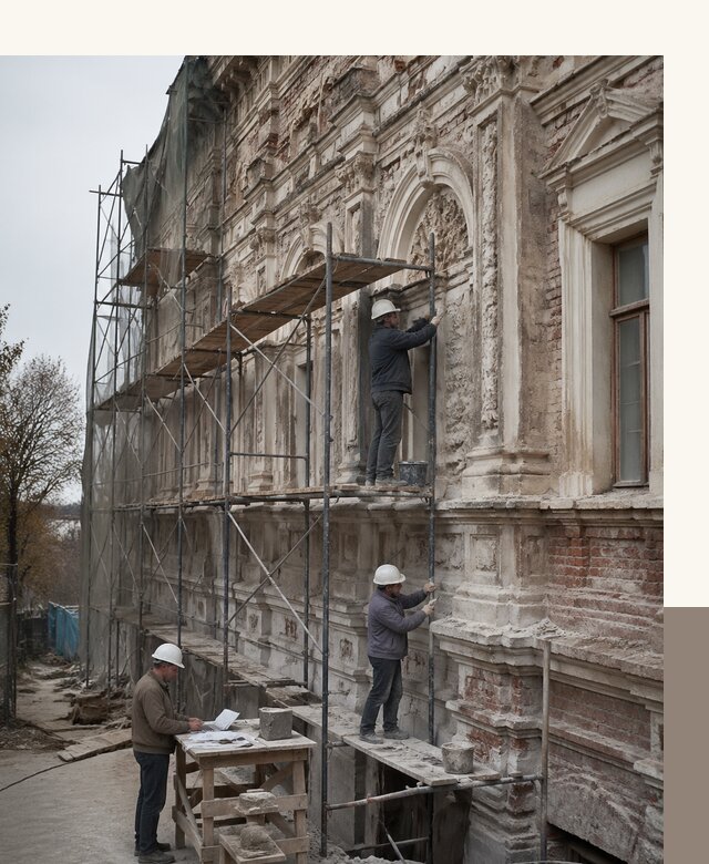 Реставрация объектов культурного наследия под ключ в Красном Сулине