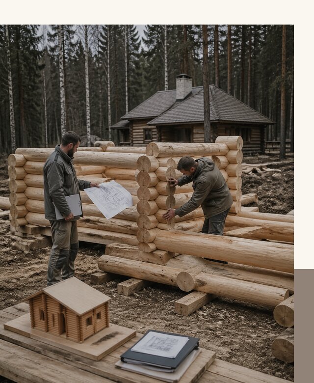 Проектирование и строительство домов из бревна в Красном Сулине